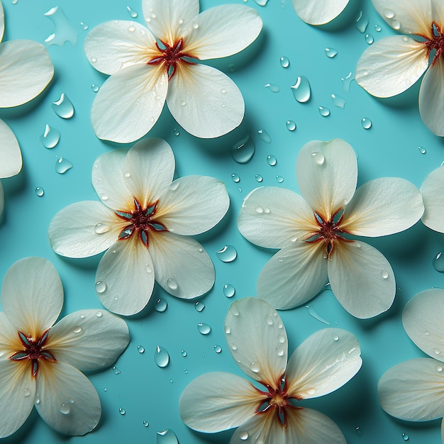 Photo of floral pattern on background