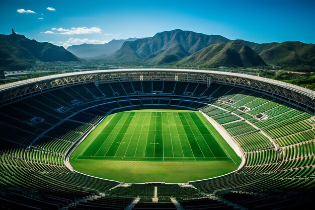 Photo of a football stadium