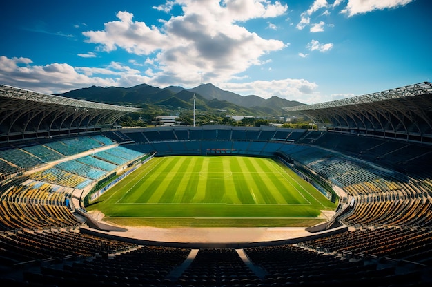 Photo of a football stadium