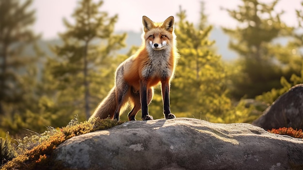 Photo fox Generative AI