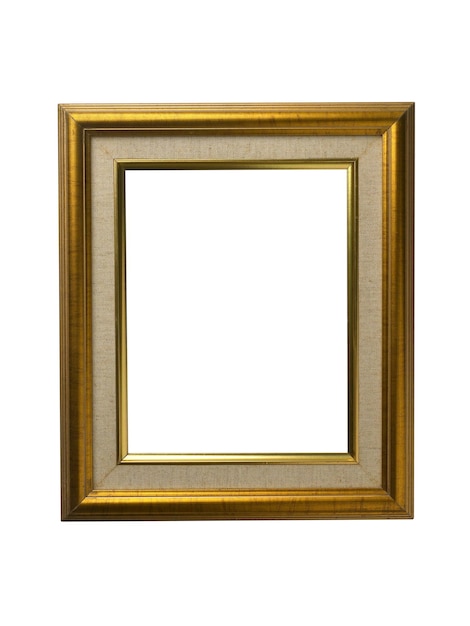 Photo frame blank on white background