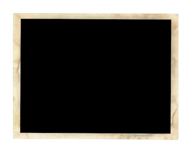 Photo photo frame card isolated on the white backgrounds