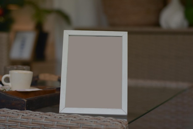 Photo frame for putting pictures on the table