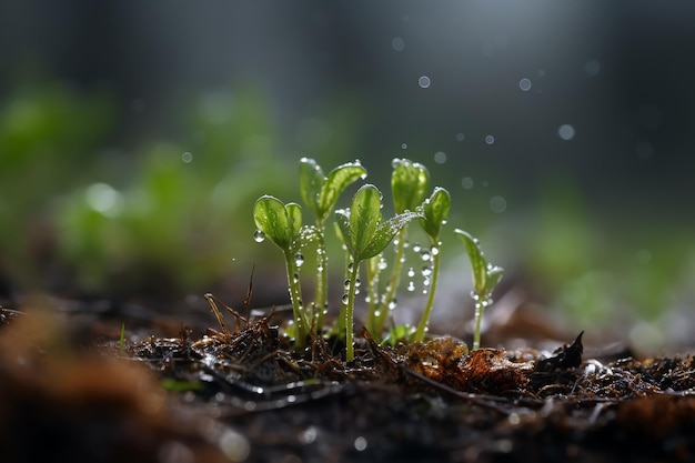 A photo of Fresh Beginnings Vibrant Life Sprouts in Spring