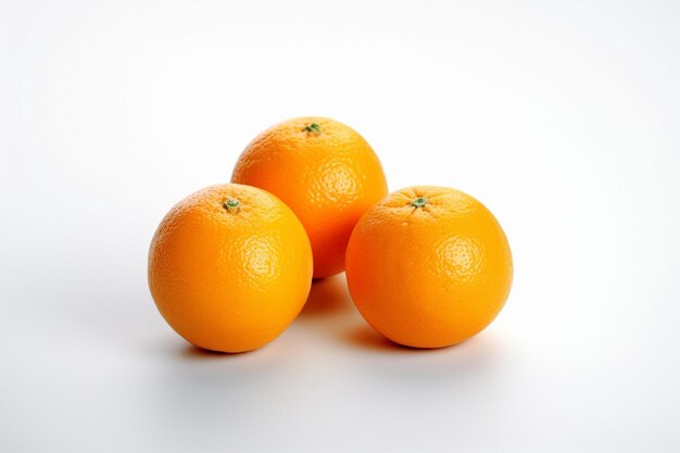 Photo fresh orange isolated on white background