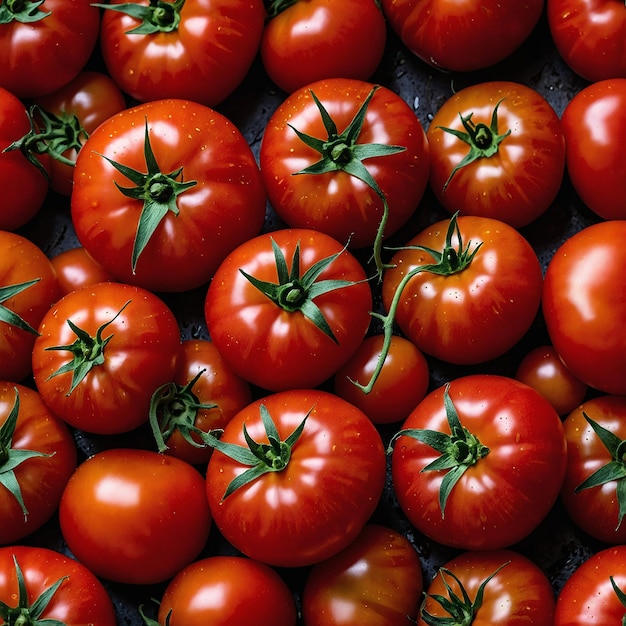 photo fresh red tomatoes