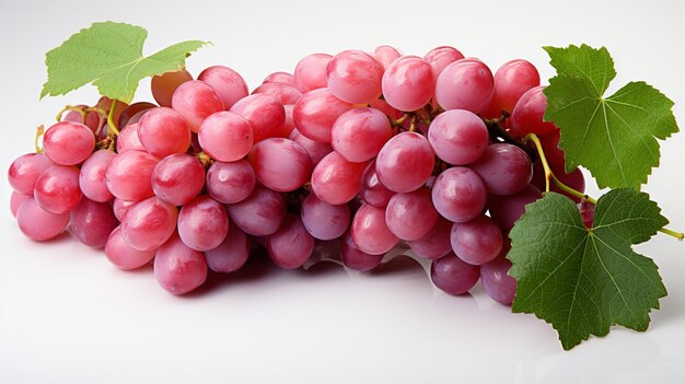 Photo of fresh and sweet red and green grapes