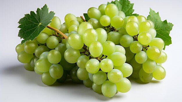 Photo of fresh and sweet red and green grapes