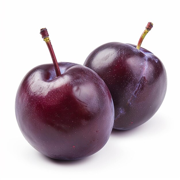 Photo photo of fresh two plum