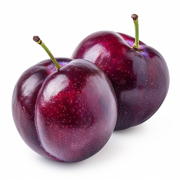 Photo photo of fresh two plum