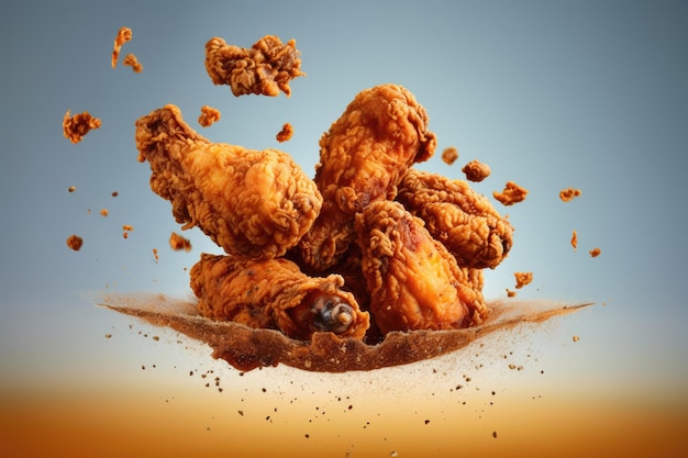 a photo of fried chicken