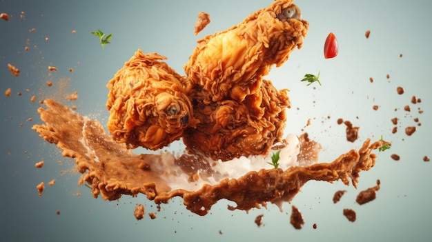 a photo of fried chicken