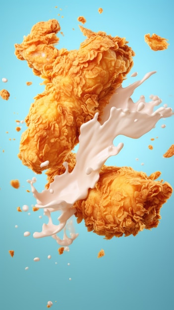 a photo of fried chicken