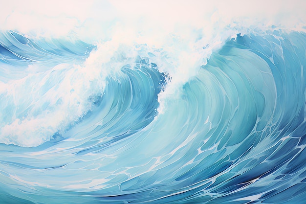 Photo of Gentle Waves in Serenity Blue
