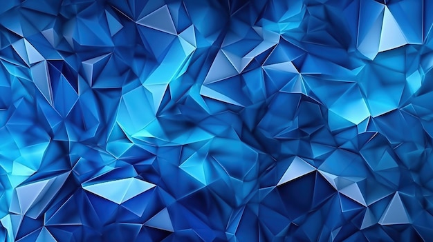 Фото геометрический фон с текстурой многоугольного сплетения футуристический генеративный ИИ