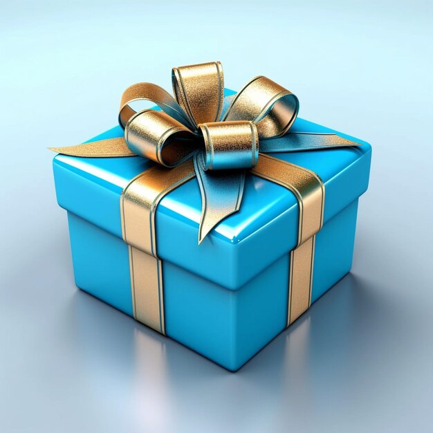 Premium AI Image  photo gift box with a nice bow