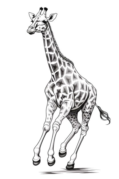 Photo photo of giraffe