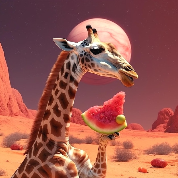 Photo photo of giraffe