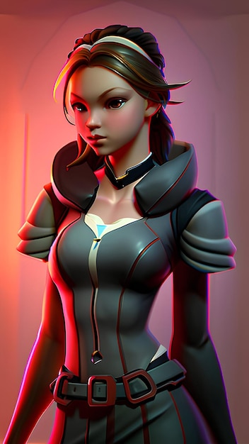 Фото девушки персонажа из игрового образа