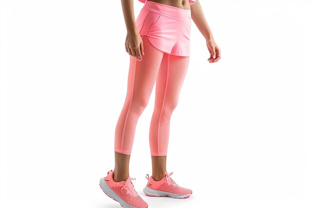 Photo photo of girl wearing isolated sports track pants