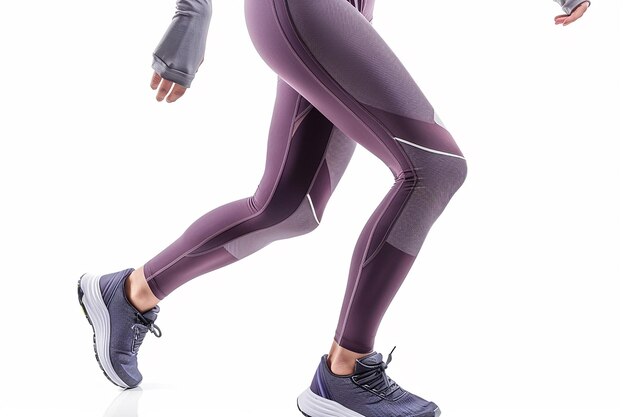 Photo photo of girl wearing isolated sports track pants