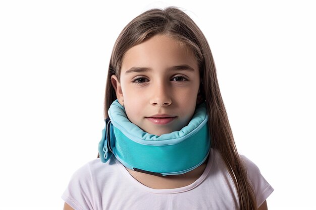 Photo photo of girl with sports injury ice packs or heat packs