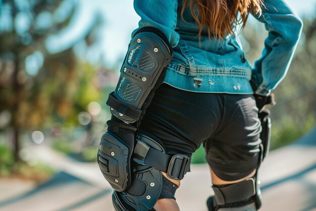 Photo of Girls Knee and Elbow Pads for Skateboarding