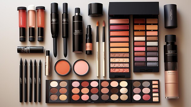 a photo of girls makeup kit