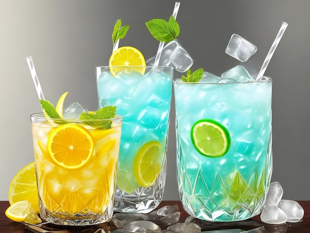 Photo a glass expensice fresh drink ai generated