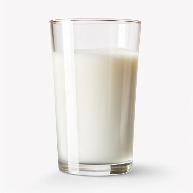 Photo photo of glass of milk