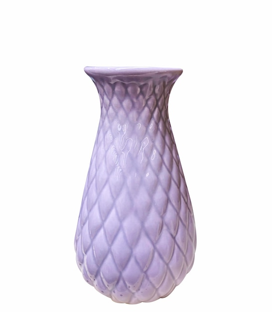 Photo photo of a glass vase isolate