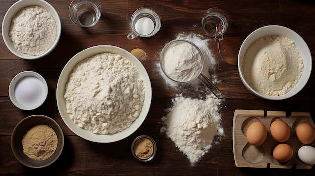 A Photo of Gluten Free Baking Process