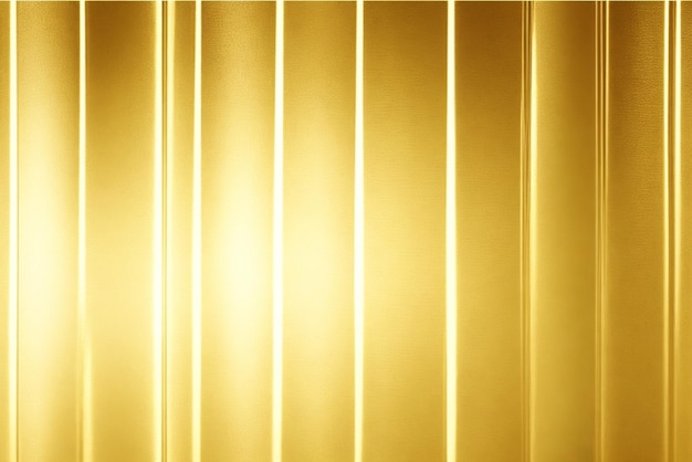 デザイン用に磨きブラシで塗装された金色の金属の背景の写真