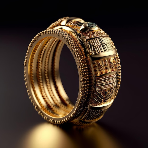 Photo of a golden ring