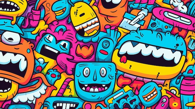 Photo of graffiti style wallpaper and backgrounds