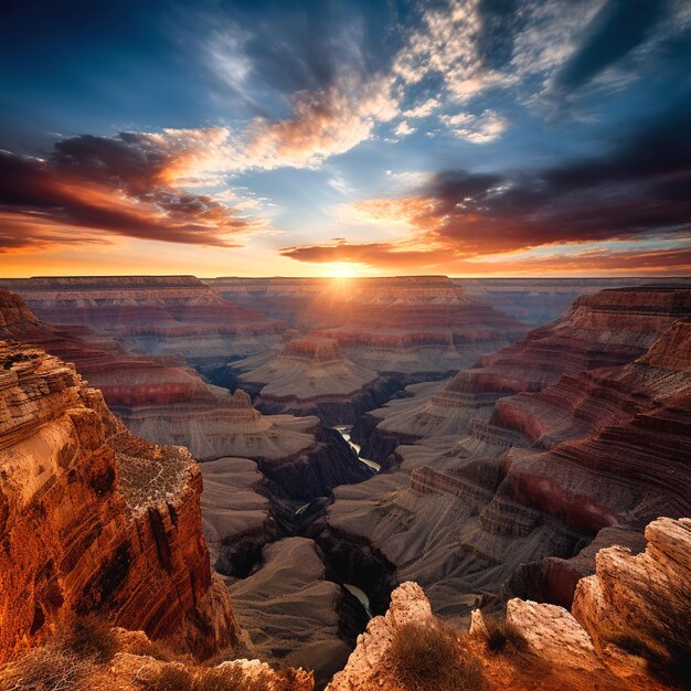 Photo a photo of grand canyon