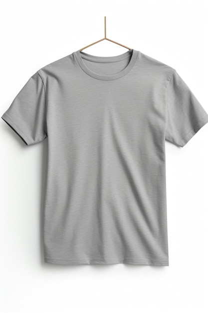 Photo photo gray tshirts with copy space generative ai