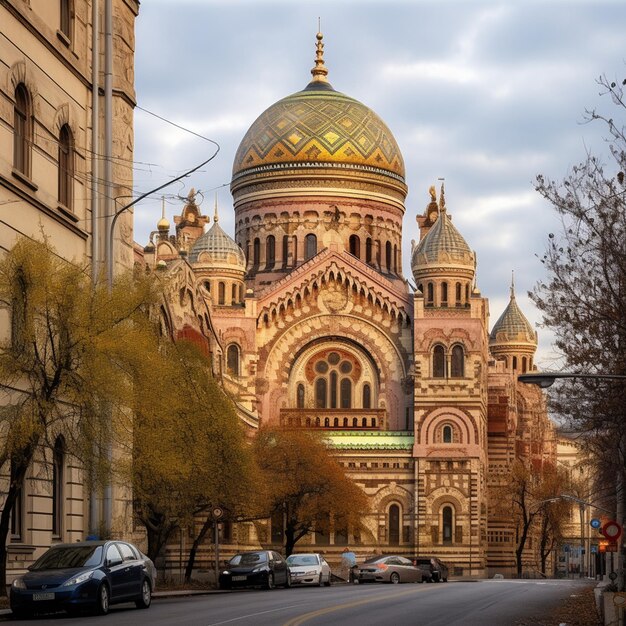 Photo the great synagogue budapest hungary