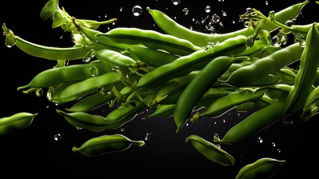 a photo of green beans