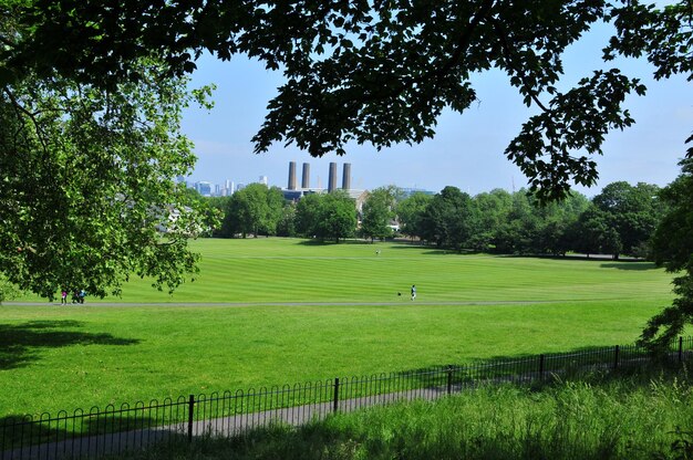 Foto foto del parco dell'osservatorio di greenwich, londra, regno unito