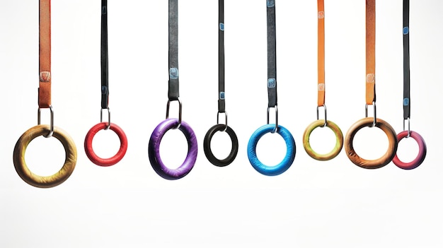 Photo a photo of gymnastic rings