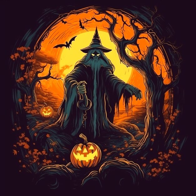 photo of halloween background