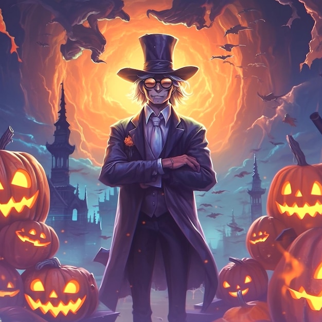 photo of halloween background