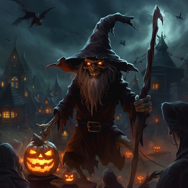 photo of halloween background