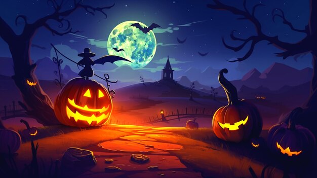 photo of halloween background