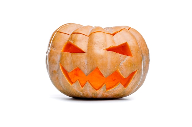 Photo of Halloween Pumpkin. Scary Jack O'Lantern