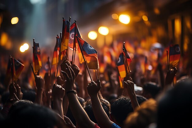 Photo_hands_waving_flags_of_malaysia (マレーシアの国旗を振る)