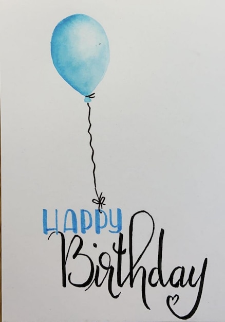 Photo photo happy birthday card