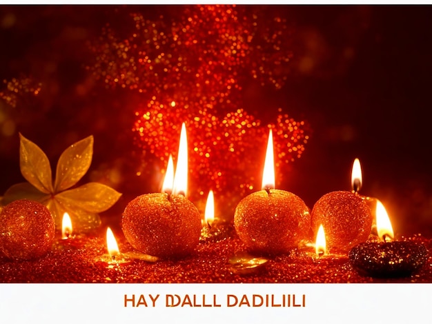 Фото счастливого индийского фестиваля дивали фон со свечами день дивали счастливый день дивали