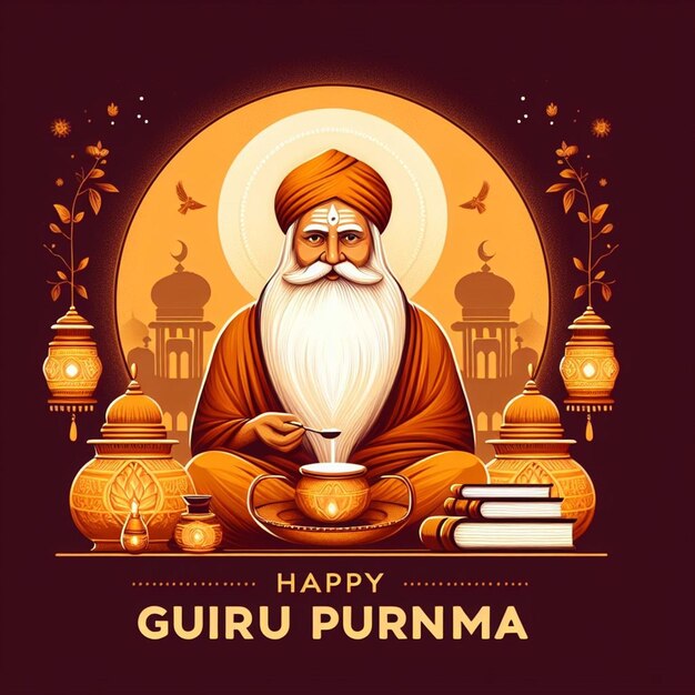 Photo photo happy guru purnima